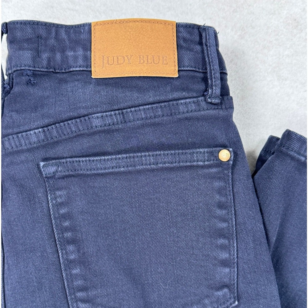 Judy Blue Garment Dyed Navy Blue High Rise Jeans JB88807 Womens 7/28